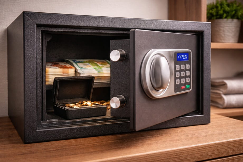 Caja fuerte abierta tras servicio de apertura en Valladolid