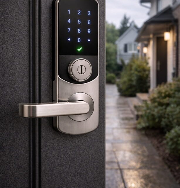 Cerradura electrónica con teclado en Valladolid