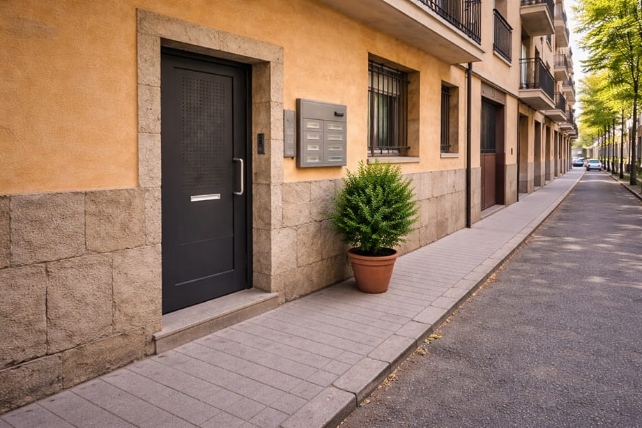 Vivienda en Puente Duero Valladolid con puerta de seguridad