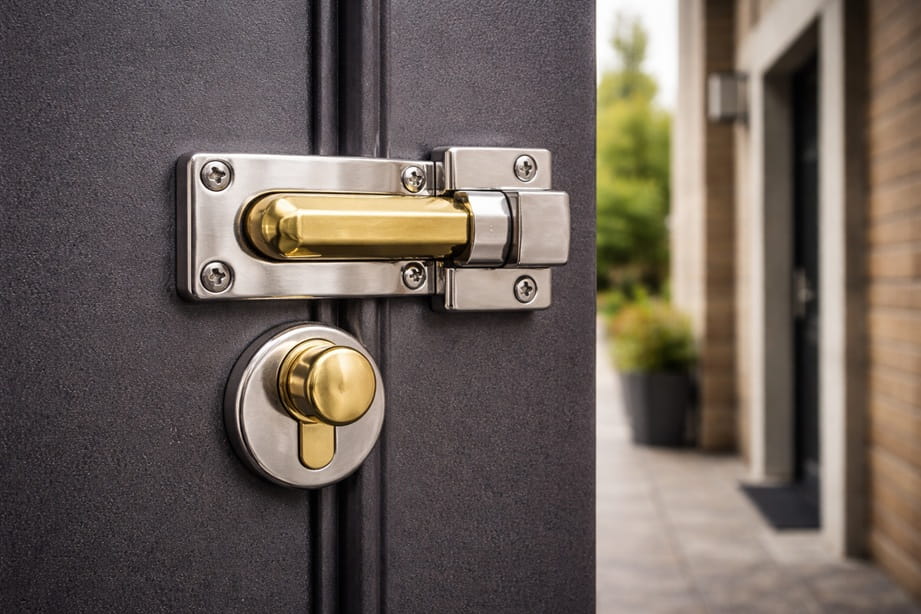 Cerrojo adicional de seguridad en vivienda de Valladolid